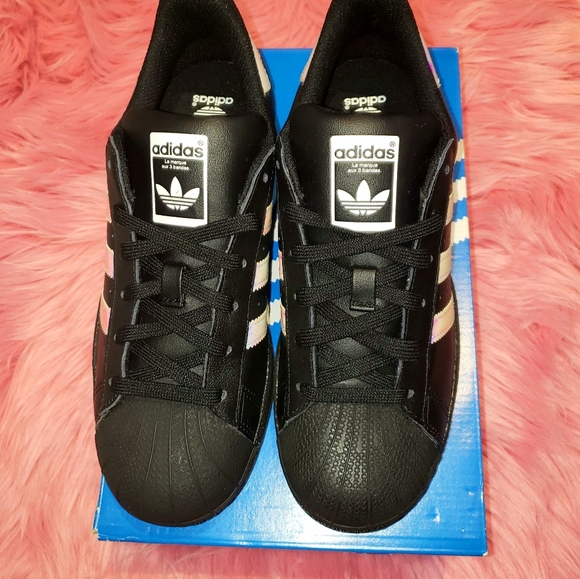 *SOLD* Adidas Reflective Superstars🦄 - Picture 3 of 3